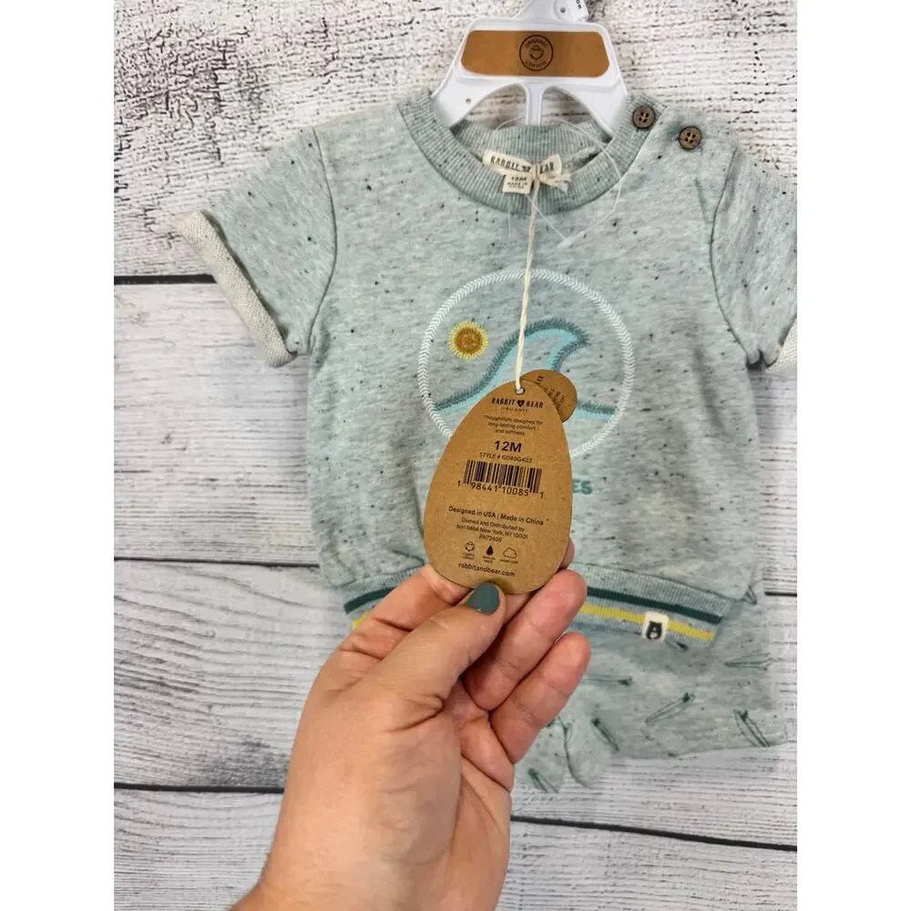Rabbit Bear Baby Boys Blue 